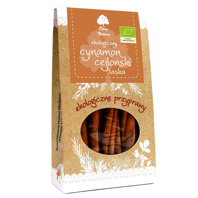 Cynamon Cejloński laska BIO 30g DARY NATURY