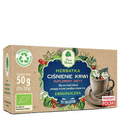 Herbatka Ciśnienie krwi fix BIO 25*2g DARY NATURY