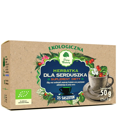 Herbatka Dla serduszka fix BIO 25*2g DARY NATURY