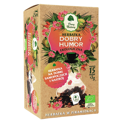 Herbatka Dobry Humor w piramidkach BIO 15*3g DARY NATURY