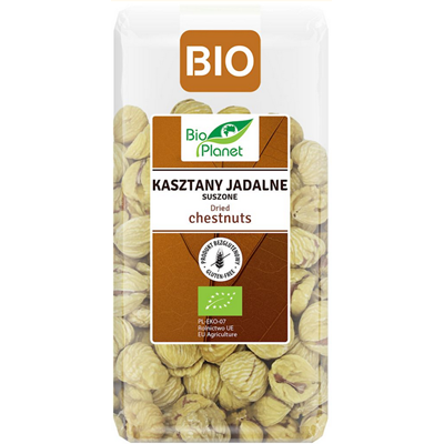 BIO PLANET Kasztany jadalne suszone obrane BIO 400g