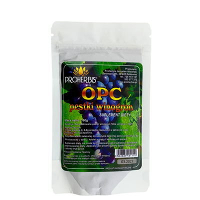 PROHERBIS OPC - pestki winogron mielone 100g