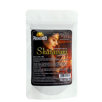 PROHERBIS Shatavari - korzeń mielony 60g