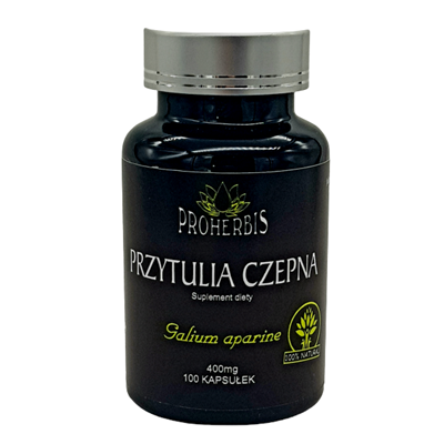 PROHERBIS Przytulia czepna 400mg, 100 kapsułek