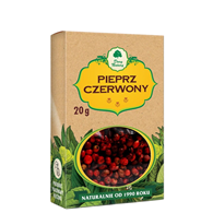 Pieprz czerwony 20g DARY NATURY