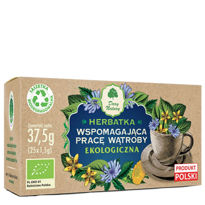 Herbatka Wspomagająca pracę wątroby fix BIO 25*1,5g DARY NATURY
