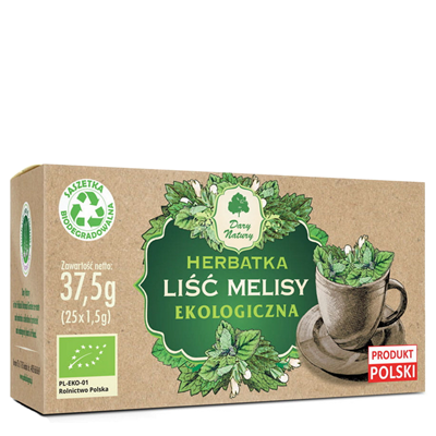 Melisa liść fix BIO 25*1,5g DARY NATURY