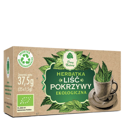 Pokrzywa liść fix BIO 25*1,5g DARY NATURY
