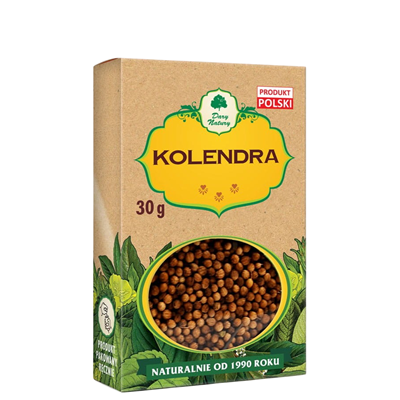 Kolendra ziarno 30g DARY NATURY