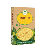 Imbir mielony 60g DARY NATURY