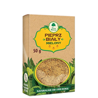 Pieprz biały mielony 60g DARY NATURY