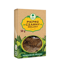 Pieprz czarny mielony 50g DARY NATURY