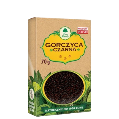Gorczyca czarna 70g DARY NATURY