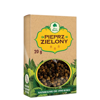 Pieprz zielony ziarnisty 20g DARY NATURY
