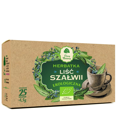 Szałwia liść fix BIO 25*1,5g DARY NATURY
