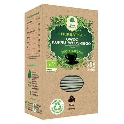 Koper włoski owoc fix BIO 25*2g DARY NATURY