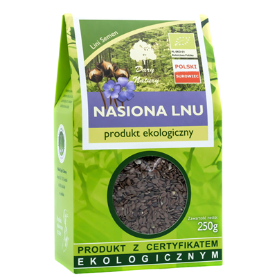 Len nasiona BIO 250g DARY NATURY