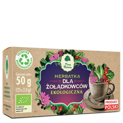 Herbatka Dla żołądkowców fix BIO 25*2g DARY NATURY
