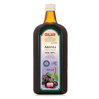 ARONIA sok 100% 500ml bez cukru POLSKA RÓŻA