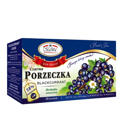 Herbatka czarna porzeczka 20*2g fix MALWA