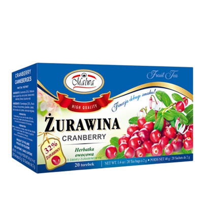 Herbatka żurawinowa 20*2g fix MALWA