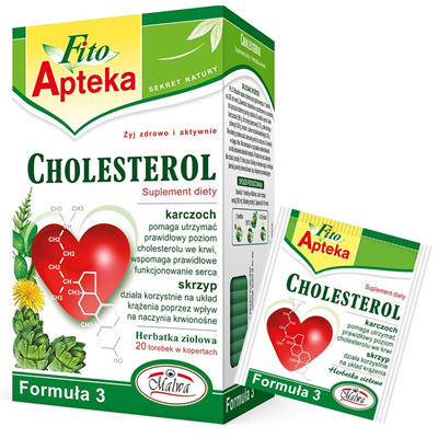 F3 Cholesterol herbatka 20*2g MALWA