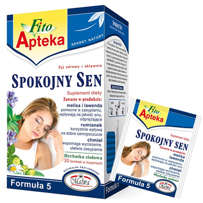 F5 Spokojny sen herbatka 20*2g MALWA
