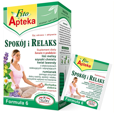 F6 Spokój i relaks herbatka 20*2g MALWA