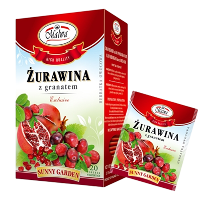Herbatka żurawina z granatem 20*2g MALWA