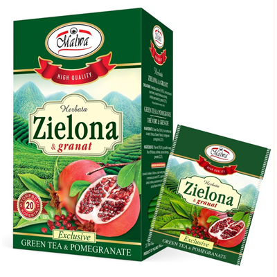 Herbata zielona + granat FIX 20*1,5g MALWA