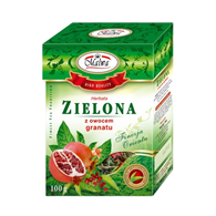 Herbata zielona z owocem granatu 100g MALWA