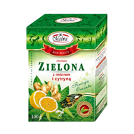 Herbata zielona z imbirem i cytryną 100g MALWA