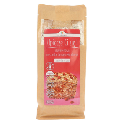 PIĘĆ PRZEMIAN Mieszanka do wypieku chleba z jagodami goji bezglutenowa 500g