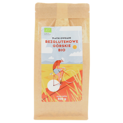 PIĘĆ PRZEMIAN Płatki owsiane bezglutenowe górskie BIO 500g