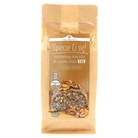 PIĘĆ PRZEMIAN Mieszanka do wypieku chleba KETO z orzechami włoskimi bezglutenowa 500g