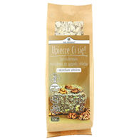 PIĘĆ PRZEMIAN Mieszanka do wypieku chleba z orzechami włoskimi bezglutenowa 500g