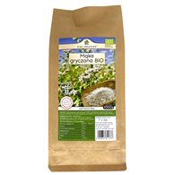PIĘĆ PRZEMIAN Mąka gryczana pełnoziarnista BIO bezglutenowa 1000g
