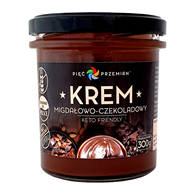 PIĘĆ PRZEMIAN Krem migdałowo-czekoladowy KETO 300g