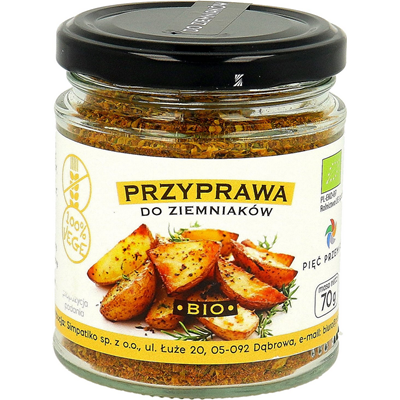 PIĘĆ PRZEMIAN Przyprawa do ziemniaków bezglutenowa BIO 70g