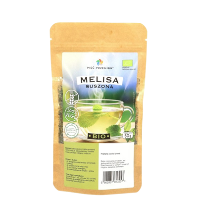 PIĘĆ PRZEMIAN Melisa suszona BIO 50g