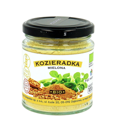 PIĘĆ PRZEMIAN Kozieradka cała bezglutenowa BIO 120g