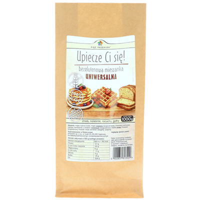 PIĘĆ PRZEMIAN Mieszanka uniwersalna bezglutenowa 1000g