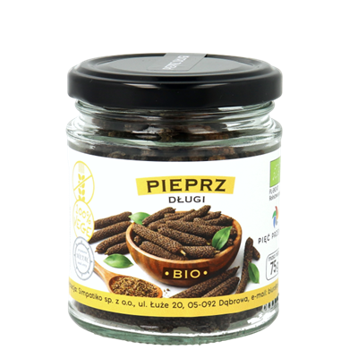 PIĘĆ PRZEMIAN Pieprz długi bezglutenowy BIO 75g