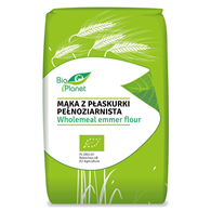 BIO PLANET Mąka z płaskurki pełnoziarnista BIO 500g