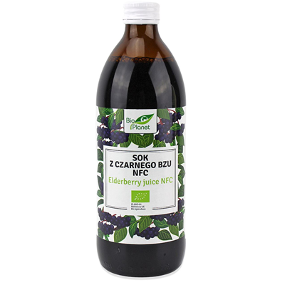 BIO PLANET Sok z Czarnego bzu NFC 100% BIO 500ml