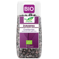 BIO PLANET Żurawina słodzona sokiem jabłkowym BIO 100g