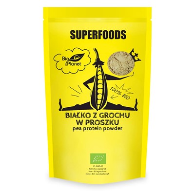 SUPERFOODS Białko z grochu w proszku BIO 150g BIO PLANET