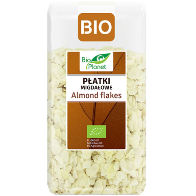 BIO PLANET Migdały cięte (płatki migdałowe) BIO 300g