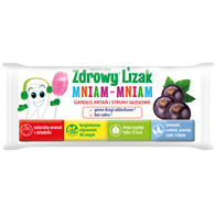 Zdrowy lizak Mniam-Mniam bez cukru gardło, krtań, struny głosowe o smaku czarnej porzeczki 1 szt. STARPHARMA