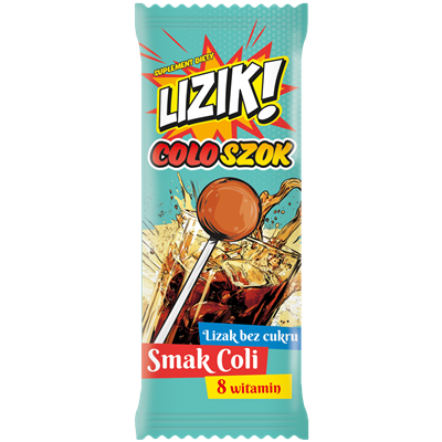 Lizik COLOSZOK lizak bez cukru smak coli 1 szt. STARPHARMA